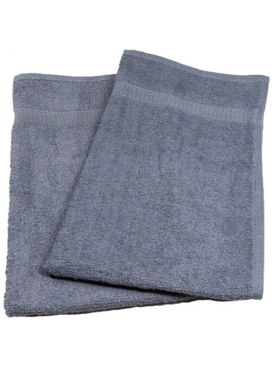 Bleach Resistant Salon Towel with Cam Border 16" x 28" #2.50Lbs/dz color: GREY 12/Pack